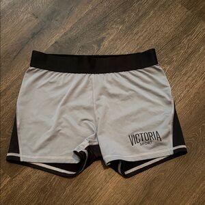 Victoria Secret Sport Women's Gray and Black Shorts